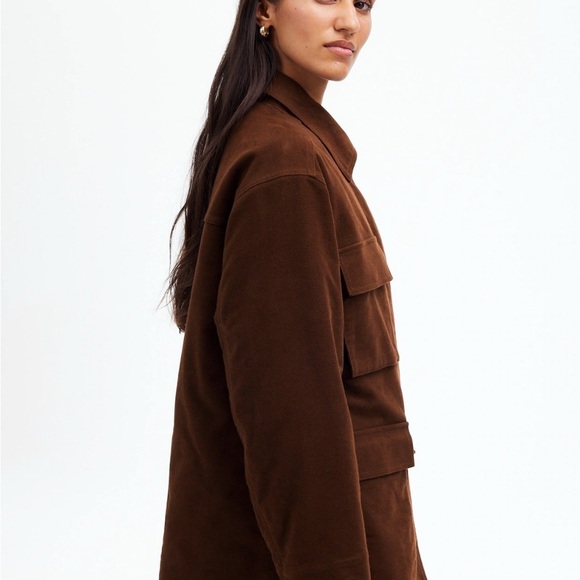 Madewell The Field Jacket – Size Small – Chocolate Brown – 100% Cotton/ NWT - Picture 5 of 9